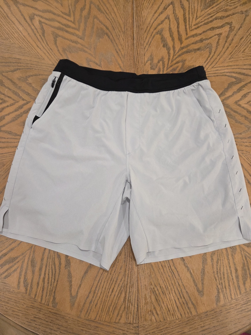 Ten Thousand Interval Shorts Mens XL 7" Gray Black Lined Training Running Gym
